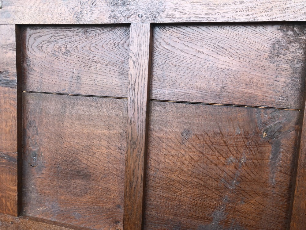 Antique Oak Mule Chest View XIX