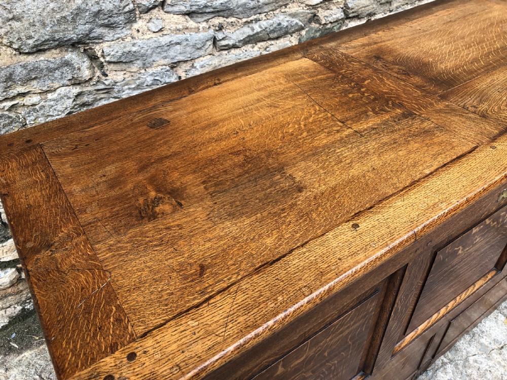 Antique Oak Mule Chest View XXV