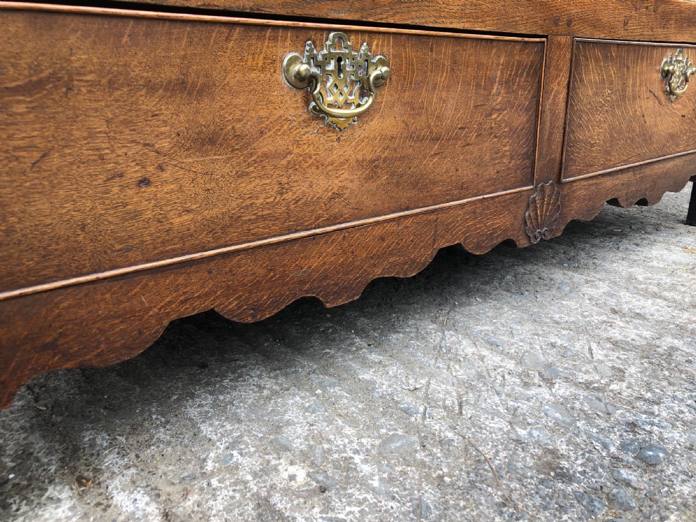 Antique Oak Mule Chest View XXVII