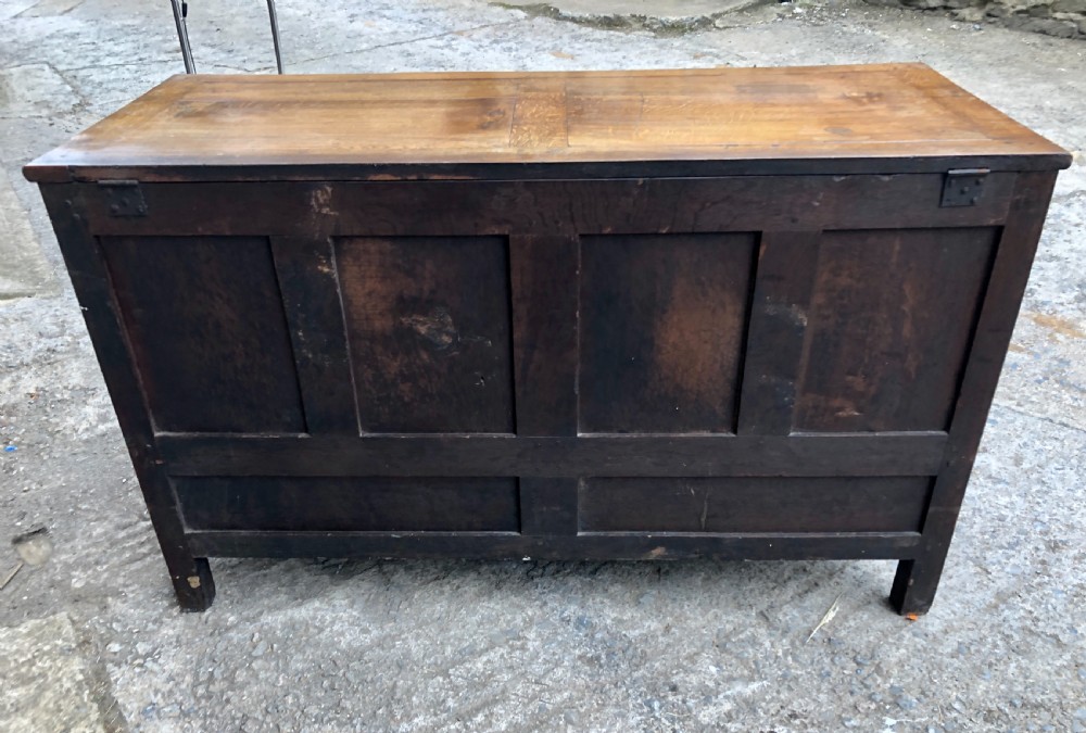 Antique Oak Mule Chest View XXVIII