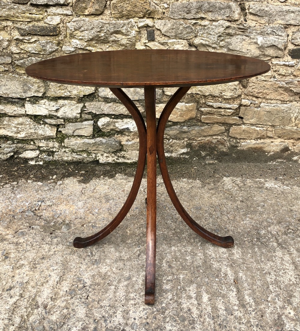 Antique Oval Mahogany Arts and Crafts Table Liberty Style 