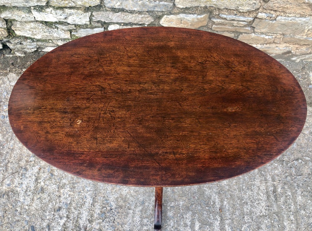 Antique Oval Mahogany Arts and Crafts Table Liberty Style  View XI