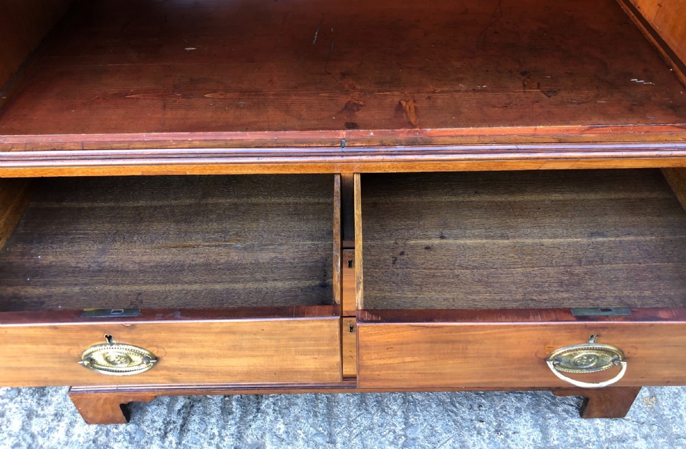 Antique Georgian Mahogany Linen Press View XVII