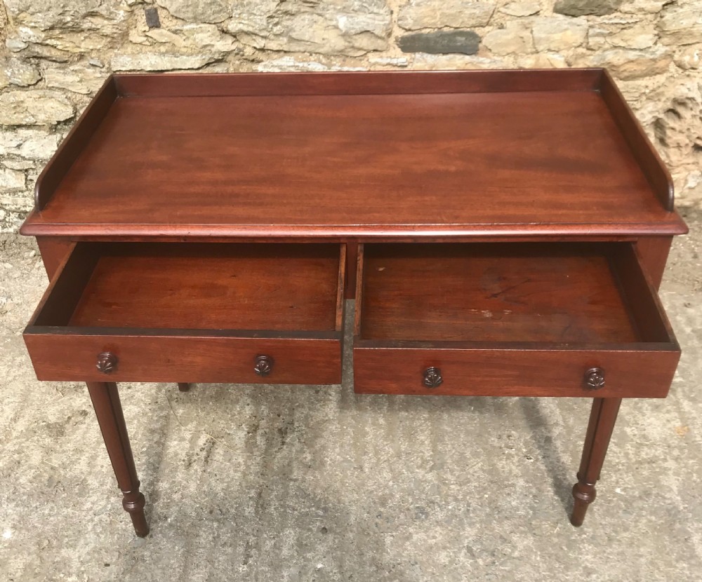 Regency Mahogany Side Table by James Winter View V