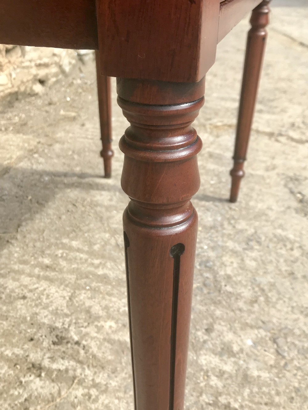 Regency Mahogany Side Table by James Winter View VI