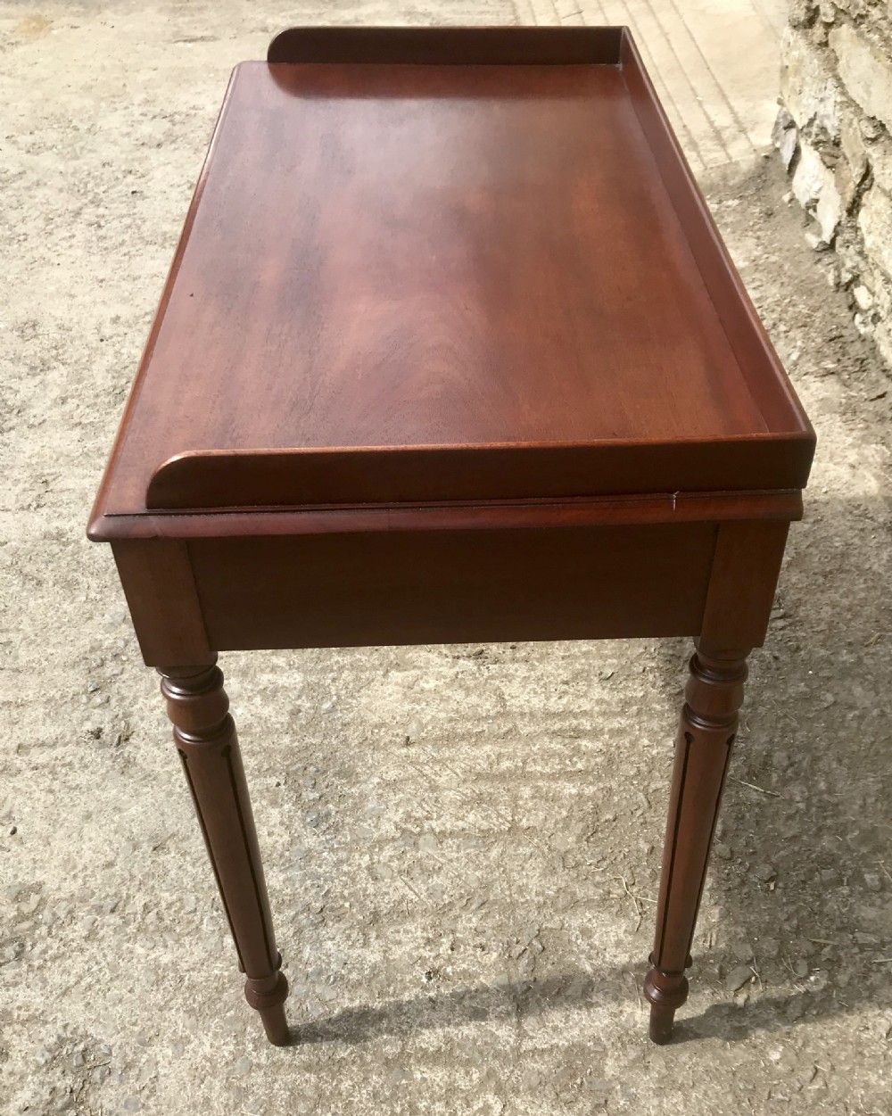 Regency Mahogany Side Table by James Winter View VII