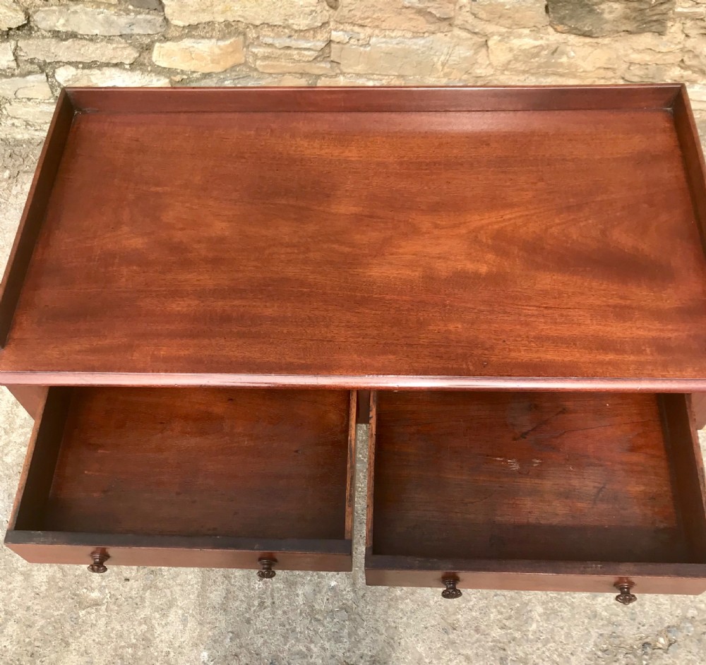 Regency Mahogany Side Table by James Winter View XII
