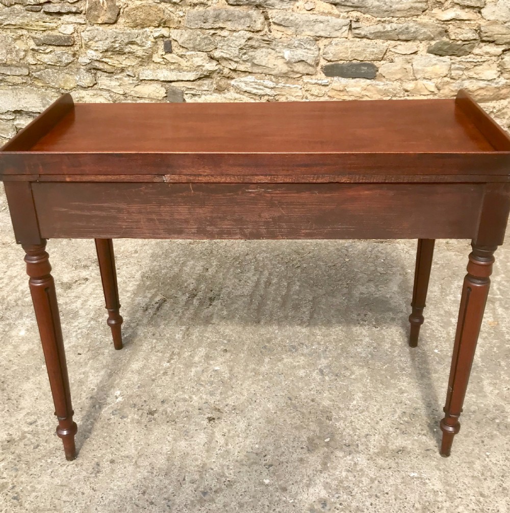 Regency Mahogany Side Table by James Winter View XIII