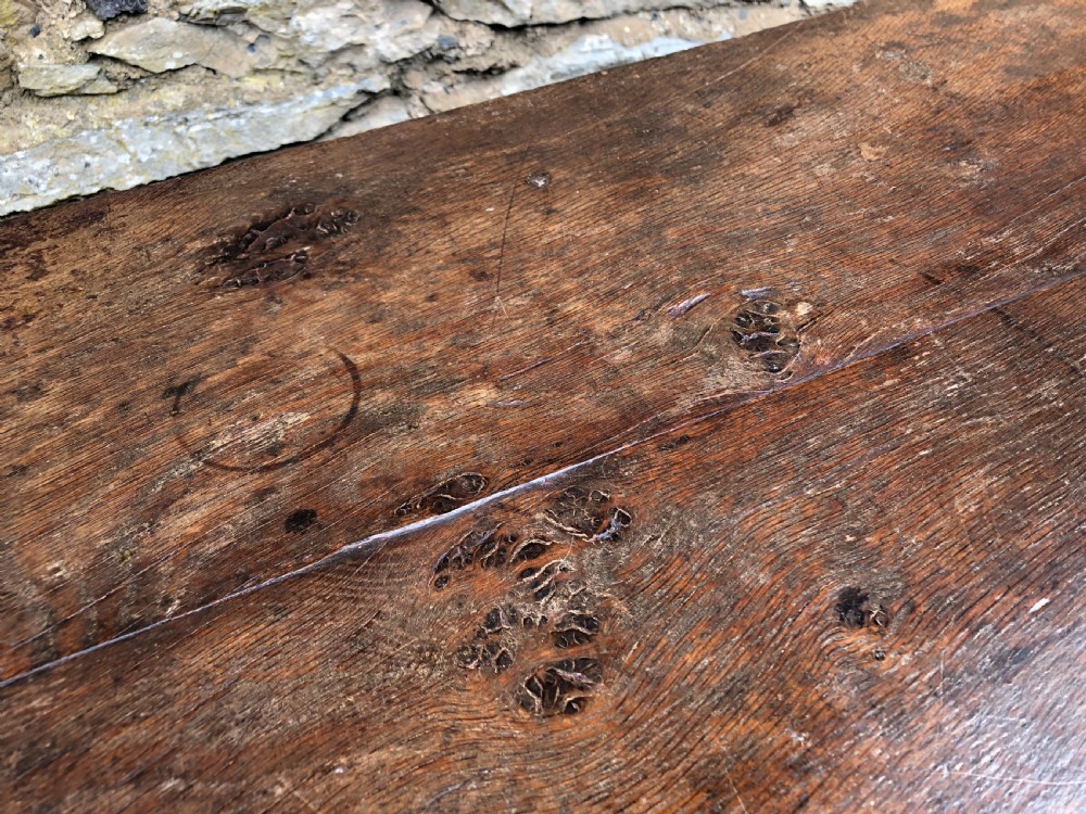 Antique 18th Century Oak Panelled Coffer View XVIII