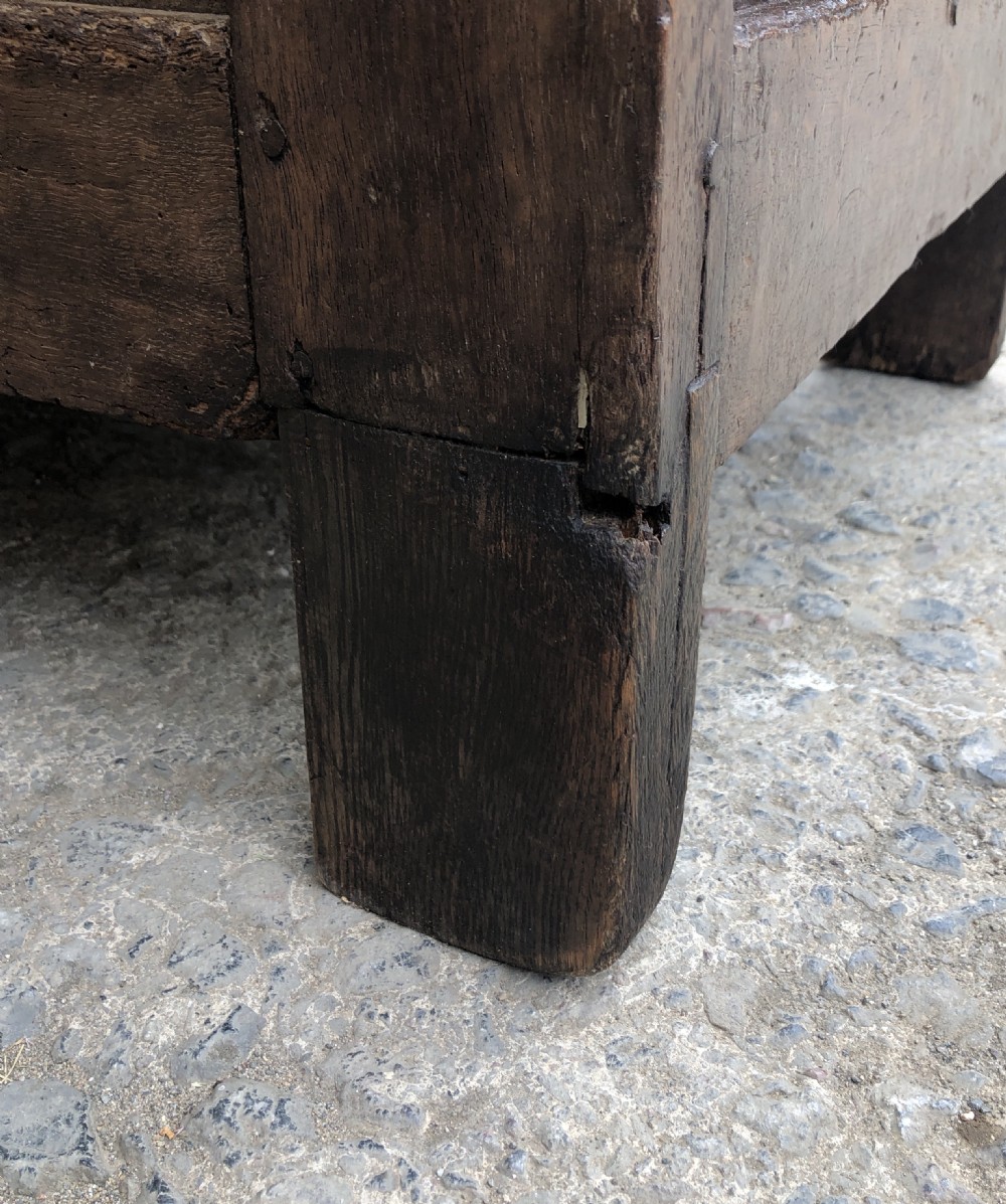 Antique 18th Century Oak Panelled Coffer View XXVIII