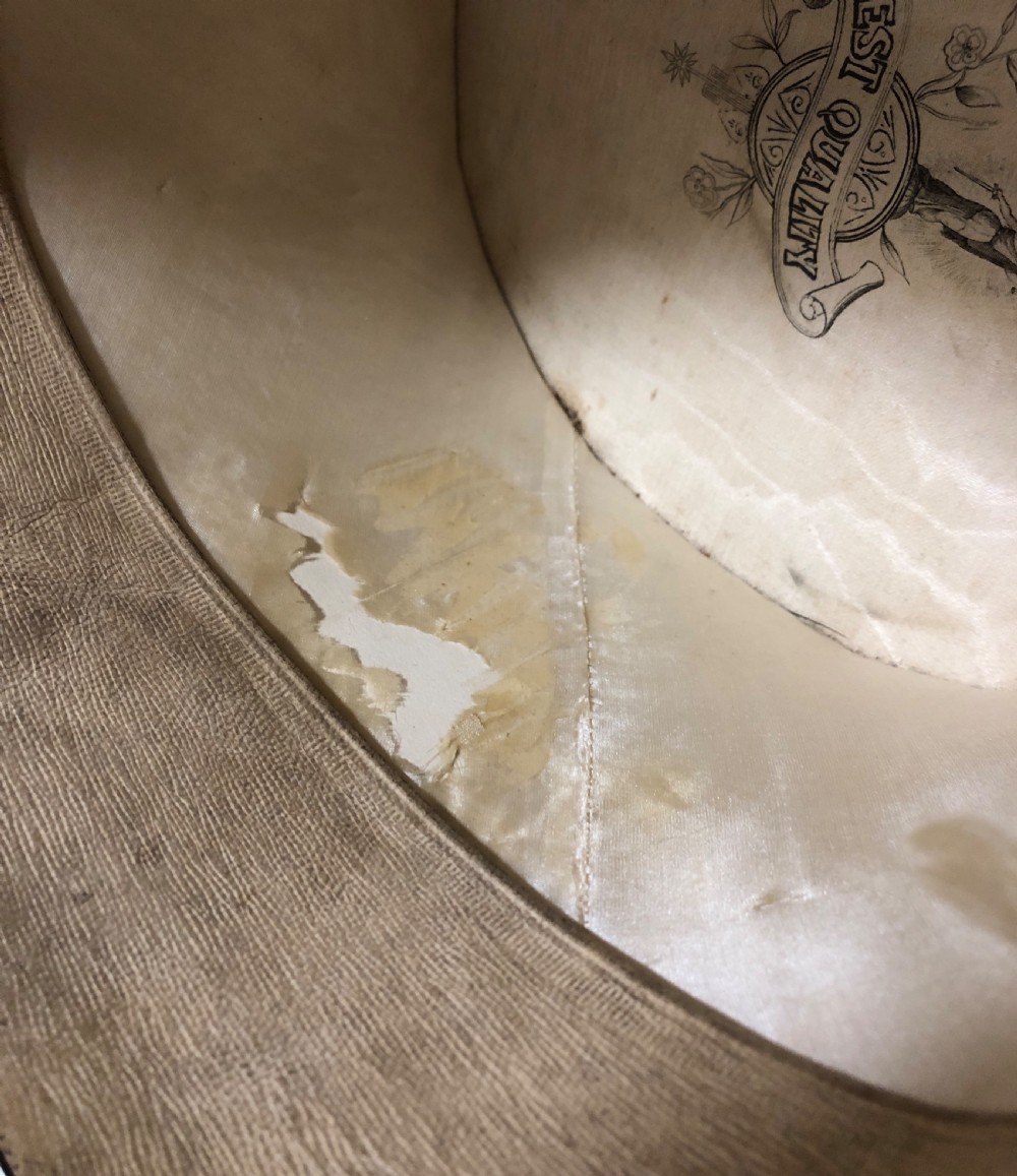 Antique Silk Top Hat in Leather Case View VI
