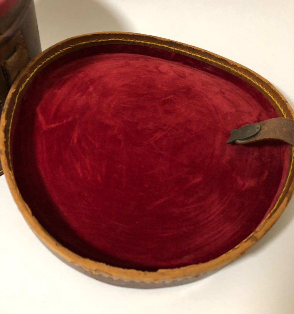 Antique Silk Top Hat in Leather Case View XIV