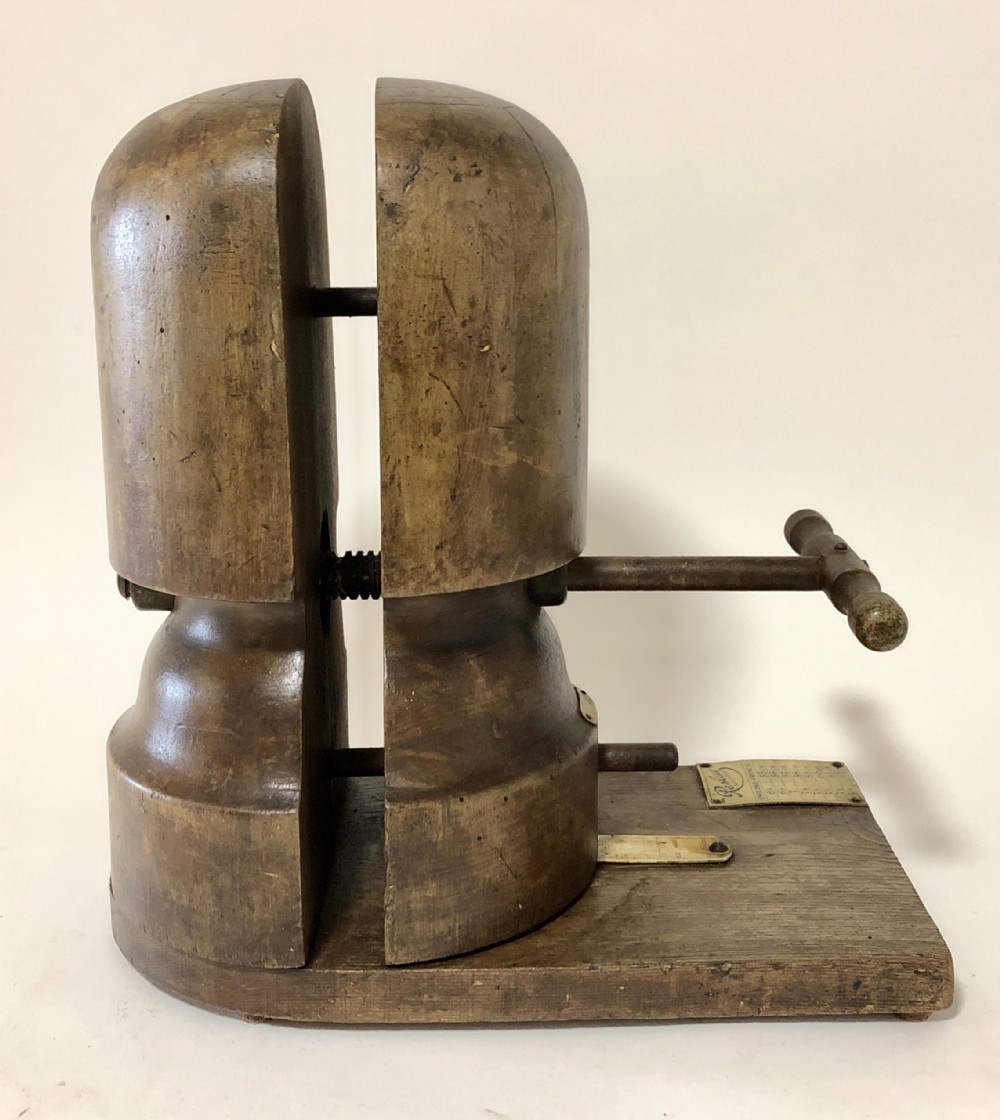 Antique Millinery Adjustable Hat Stretcher Block