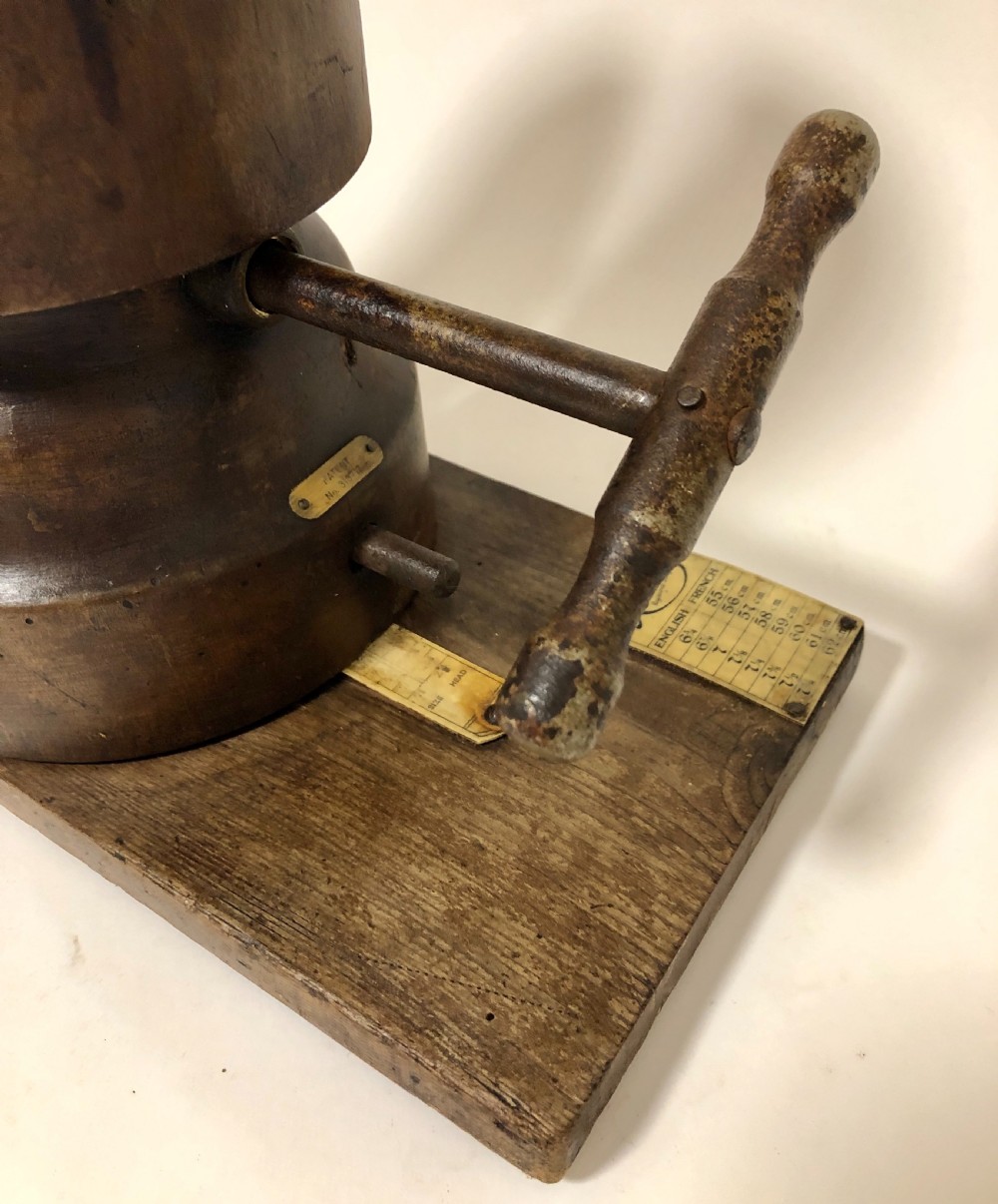 Antique Millinery Adjustable Hat Stretcher Block View X