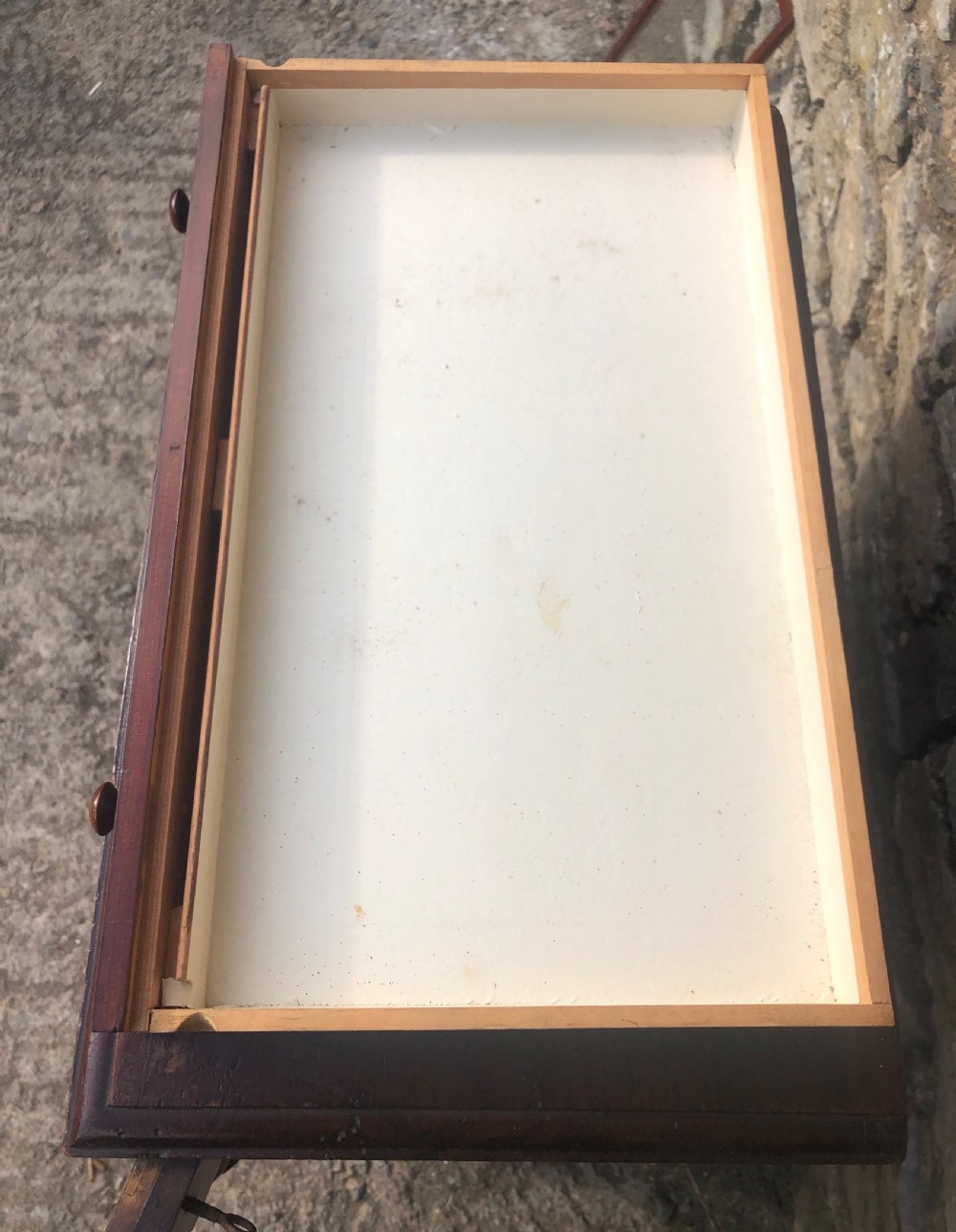 Large Antique Tabletop Wellington Collectors Specimen Chest View VI