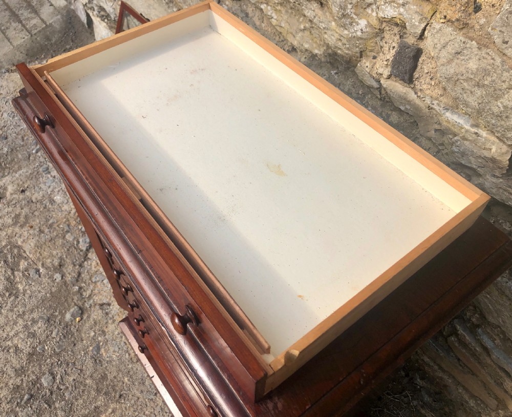 Large Antique Tabletop Wellington Collectors Specimen Chest View XIV