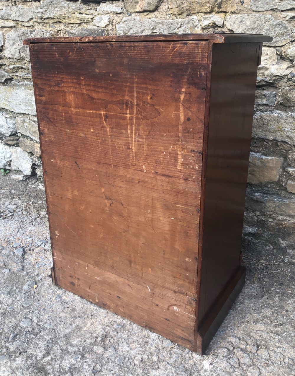 Large Antique Tabletop Wellington Collectors Specimen Chest View XVI