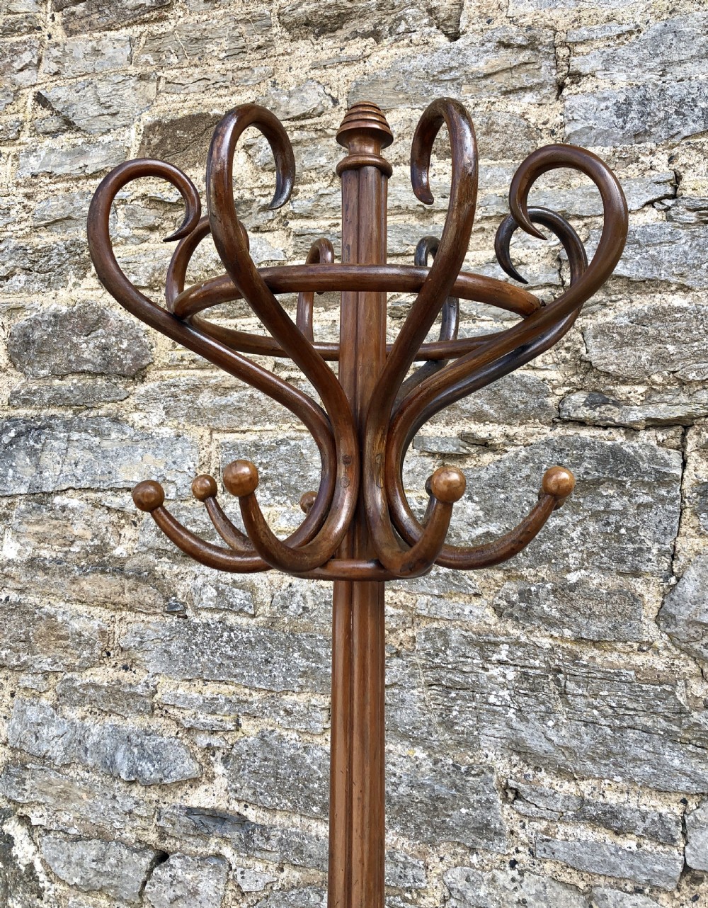 Large Vintage Bentwood Hat and Coat Stand View II