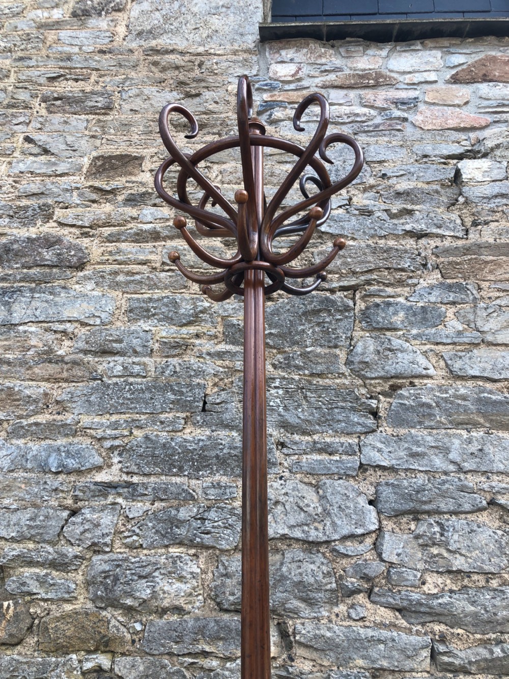 Large Vintage Bentwood Hat and Coat Stand View XI
