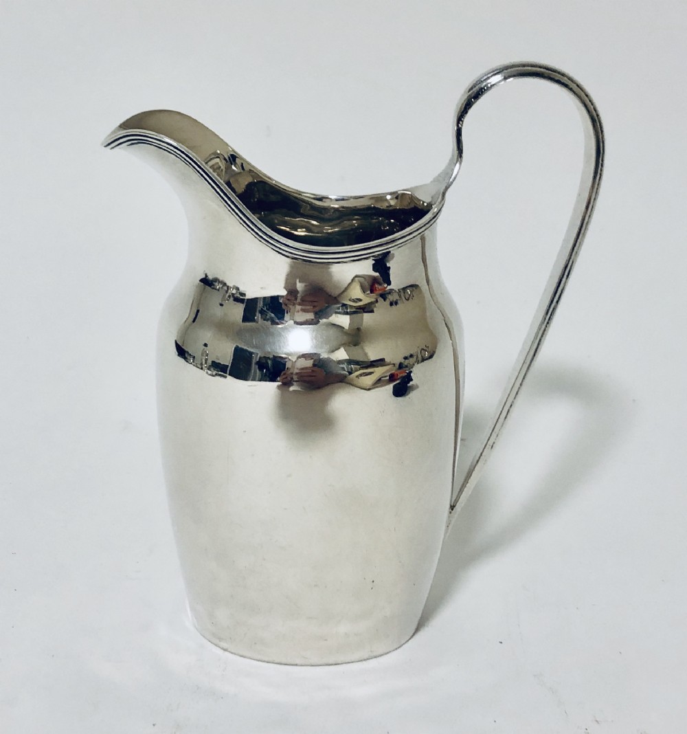 Antique Solid Silver Cream Milk Jug Chester 1912