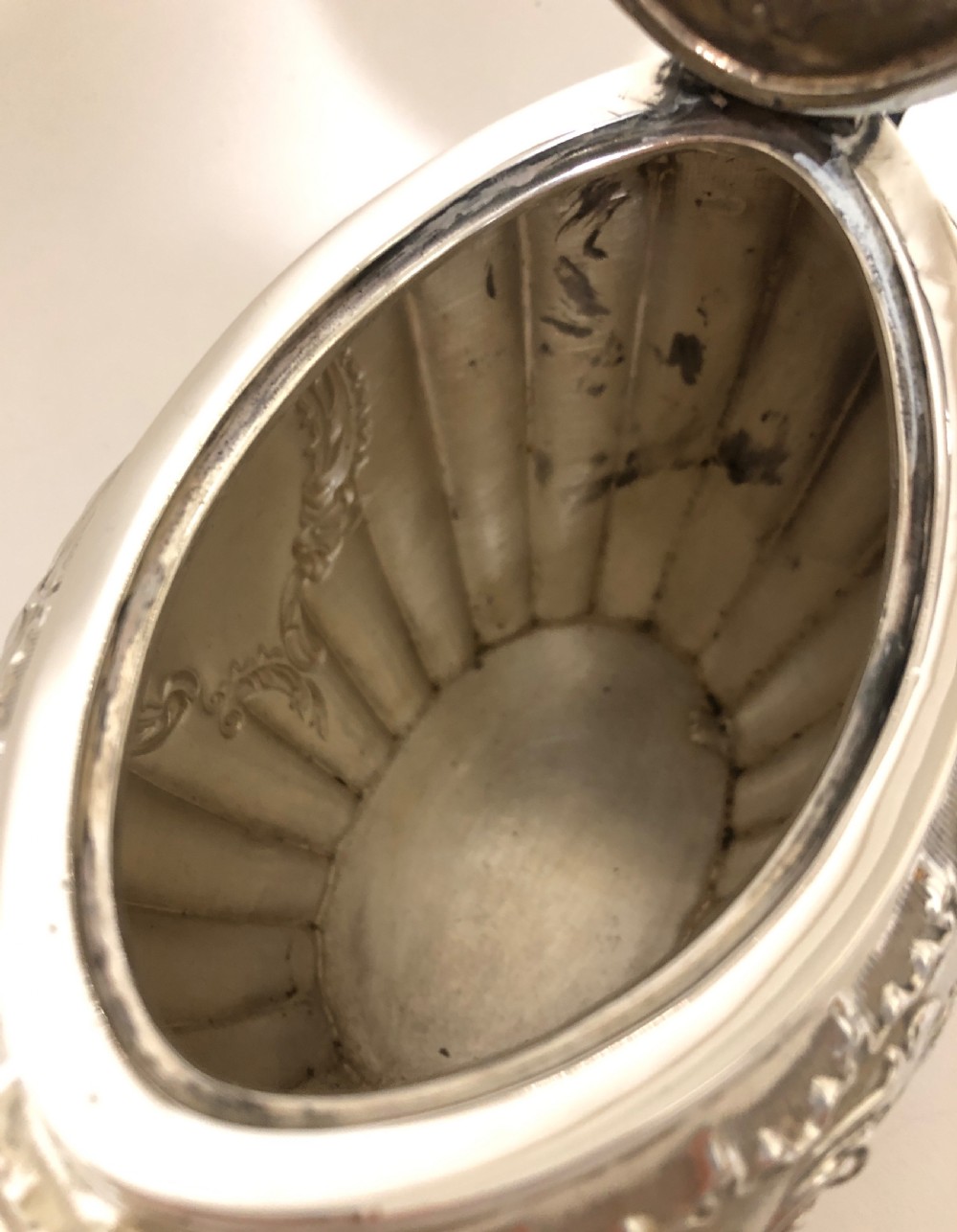 Quality Antique 3 Piece Solid Silver Tea Set View XIX