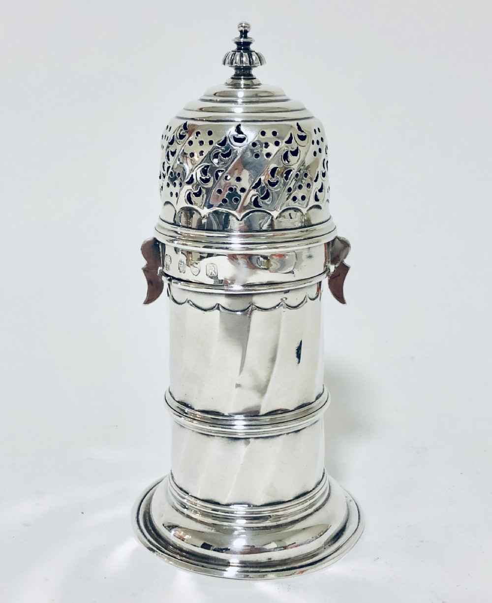 Victorian Britannia Solid Silver Sugar Shaker Caster 1893