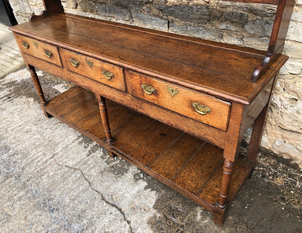 Georgian Oak Potboard Dresser View VI