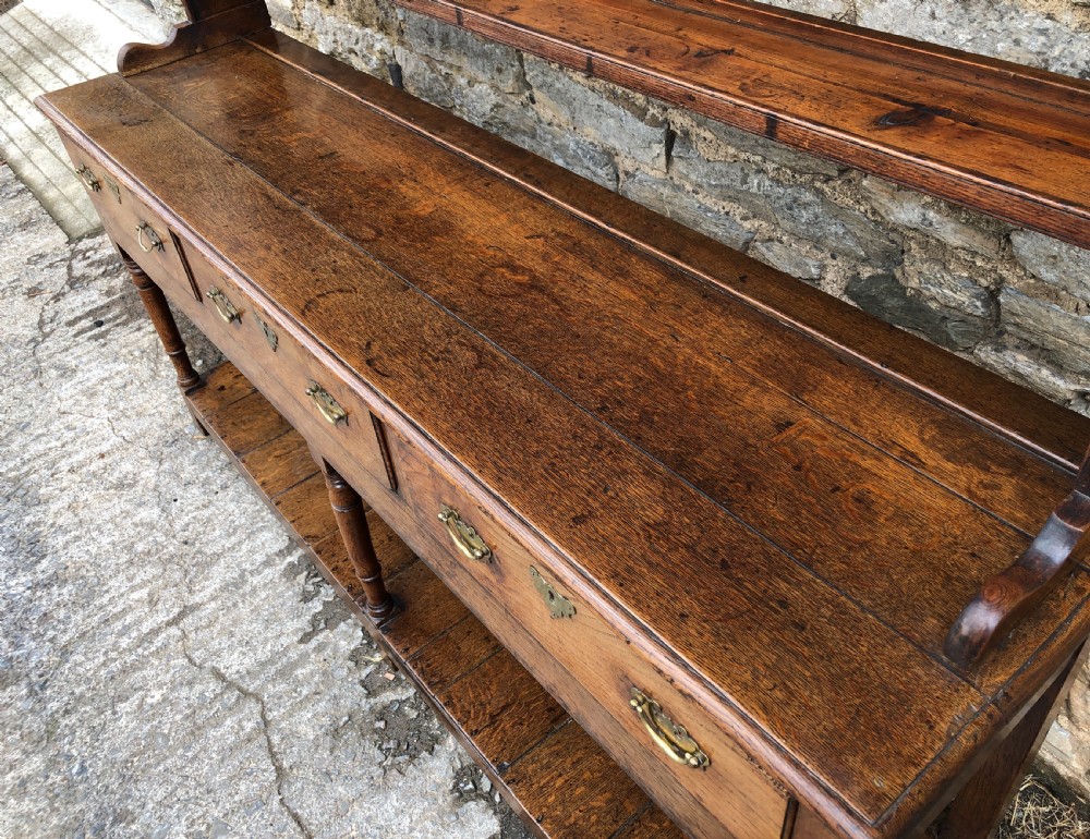 Georgian Oak Potboard Dresser View XXV