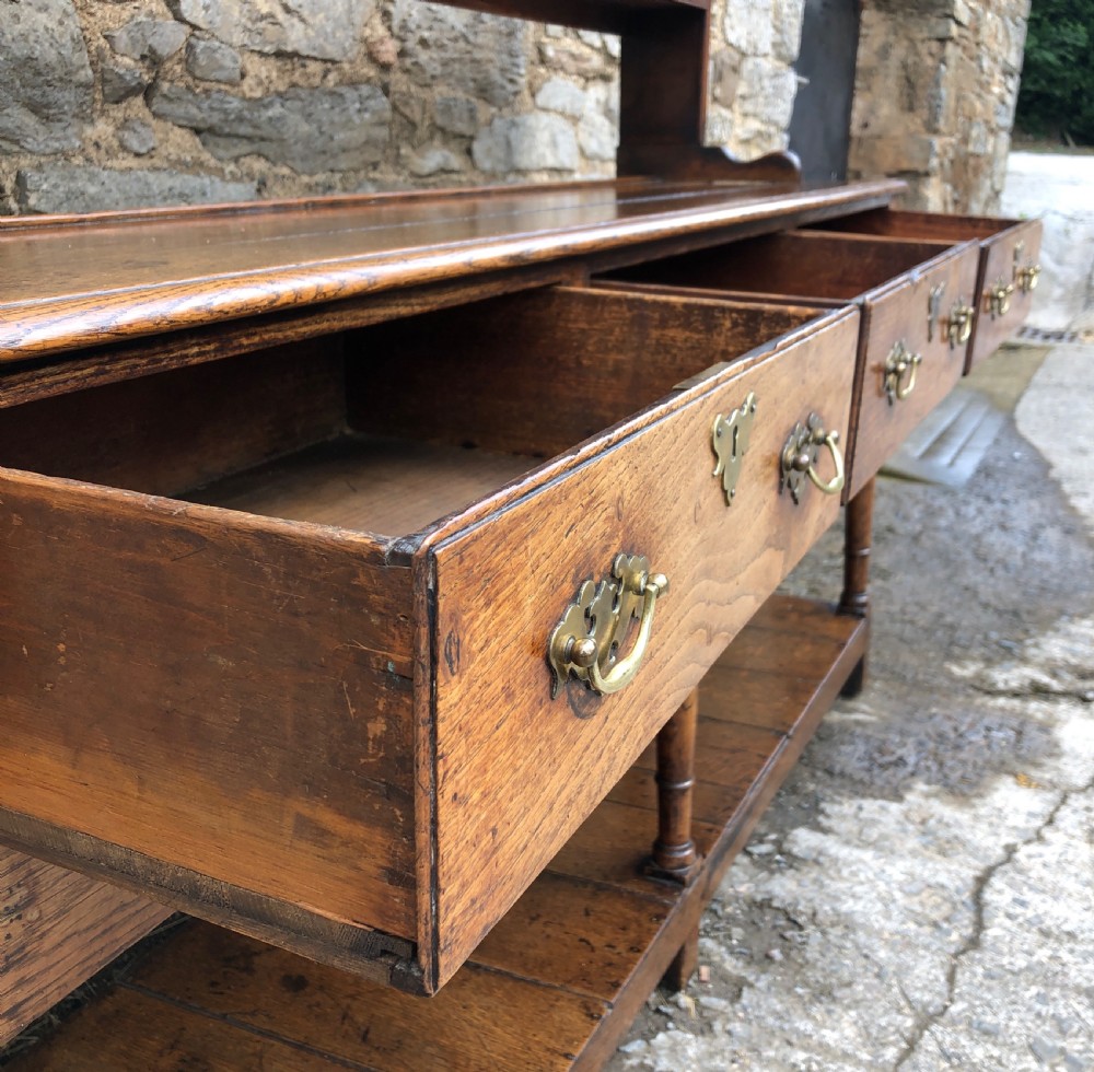 Georgian Oak Potboard Dresser View XXIX