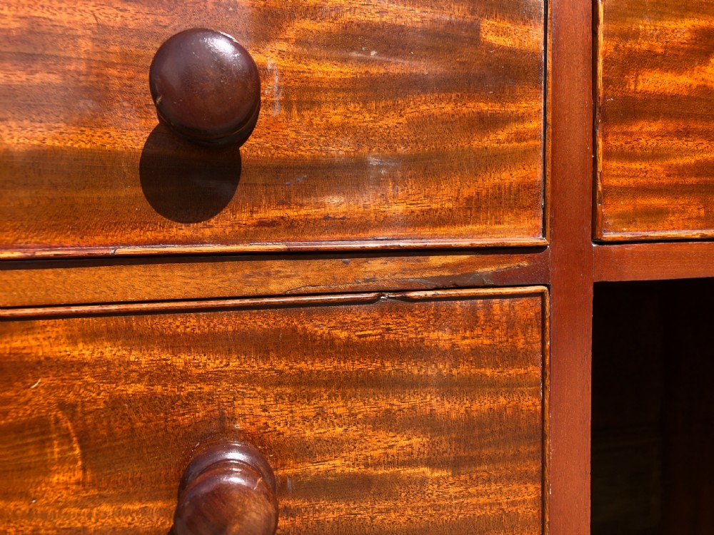 Large Antique Victorian Mahogany Desk View XX