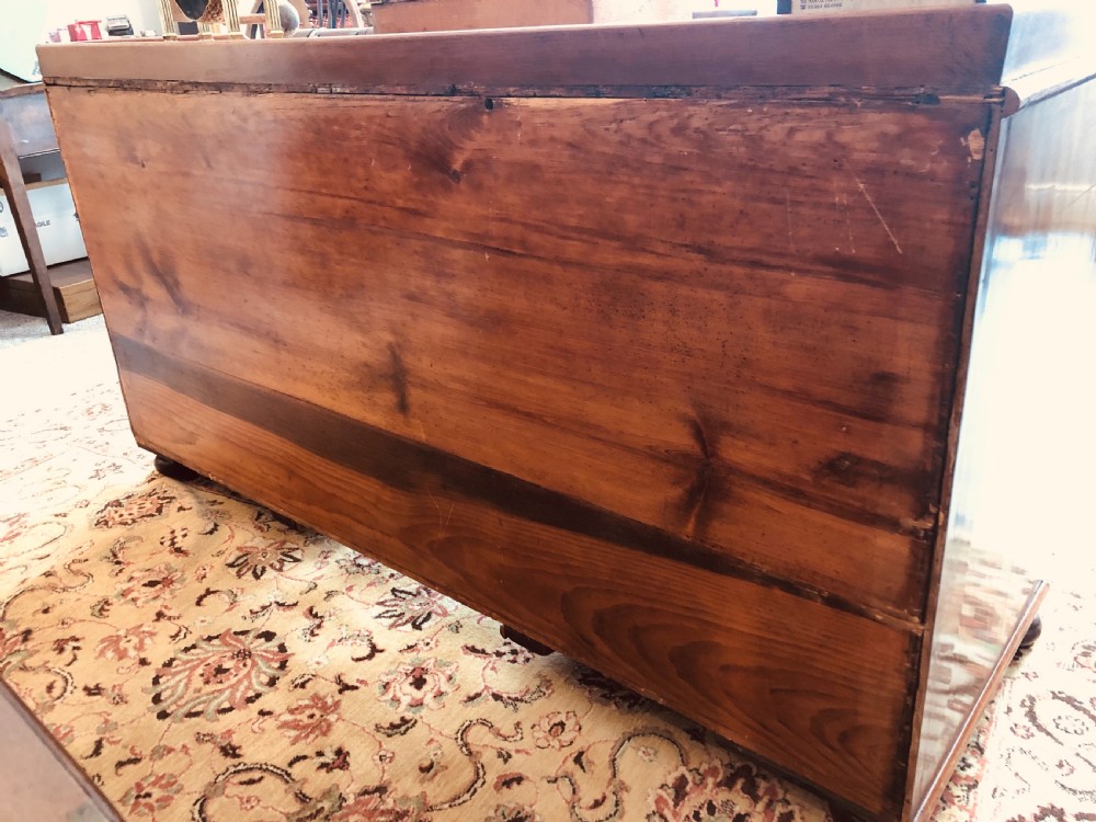 Large Antique Victorian Mahogany Desk View XXVII