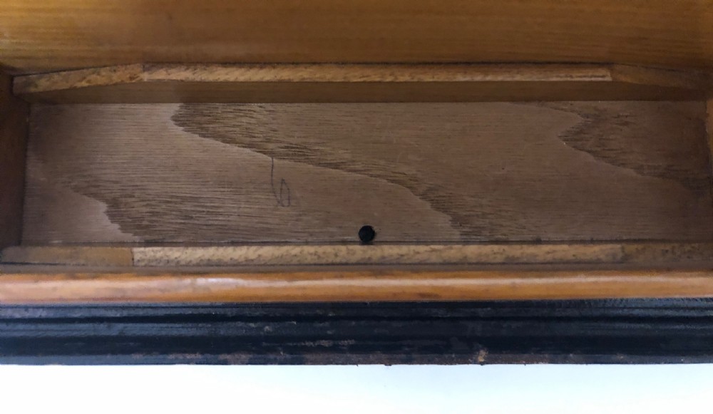 Antique Oak Desktop Stationery Cabinet View IX