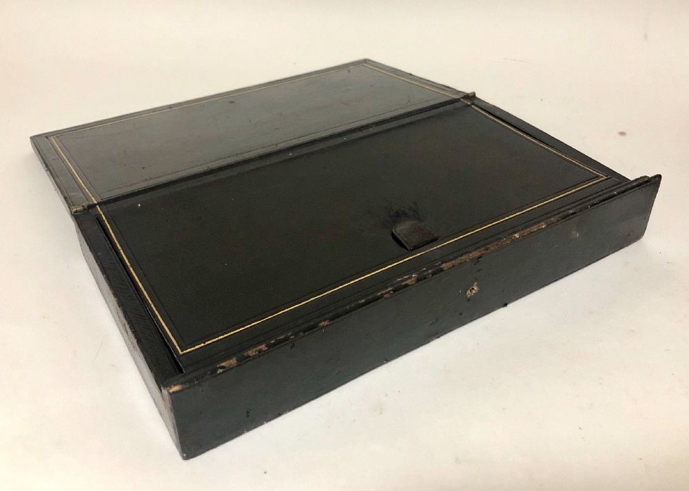 Antique Oak Desktop Stationery Cabinet View XII