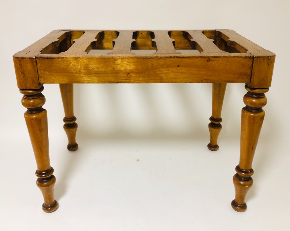 Victorian Satinwood Luggage Rack