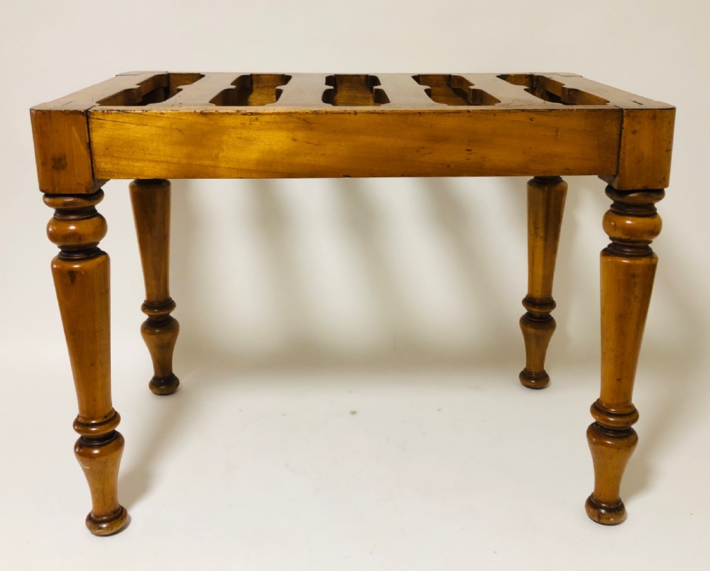 Victorian Satinwood Luggage Rack View II