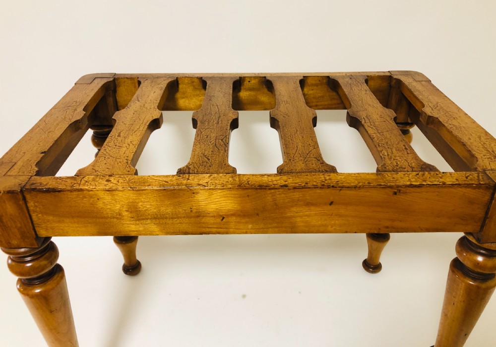 Victorian Satinwood Luggage Rack View VIII