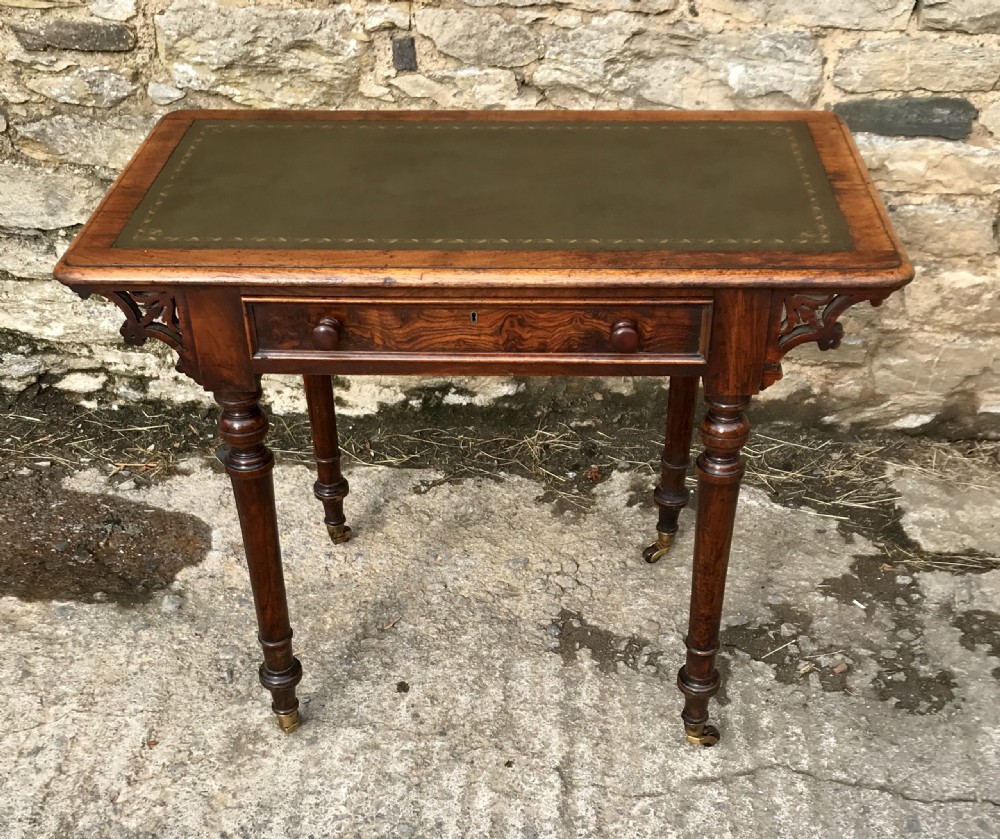 Antique Victorian Writing Table  View VI
