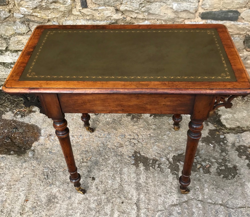 Antique Victorian Writing Table  View X