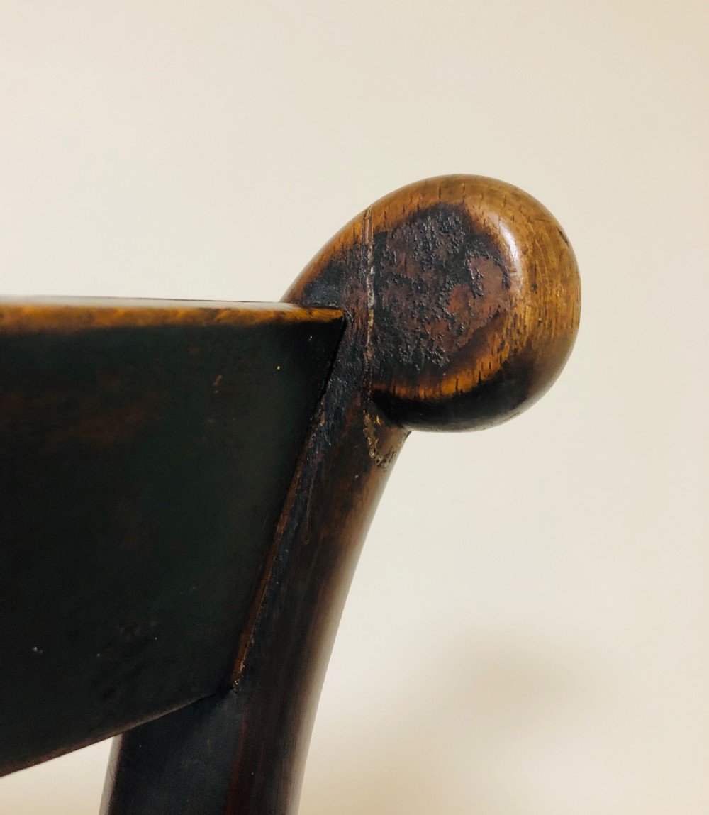 Antique Regency Adjustable Harpist Music Chair View XVII
