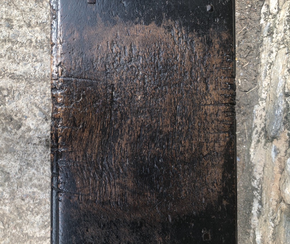 Antique Oak Joint Stool View XIII