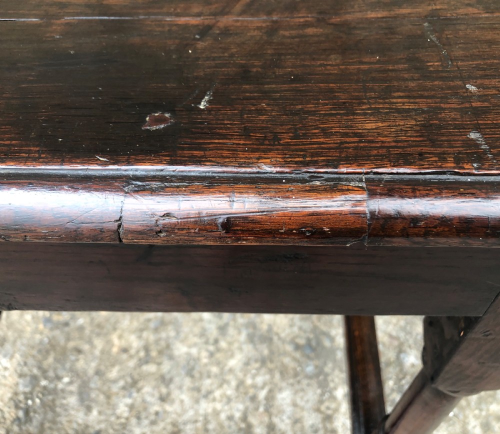 Antique 18th Century Oak Side Table  View XIV