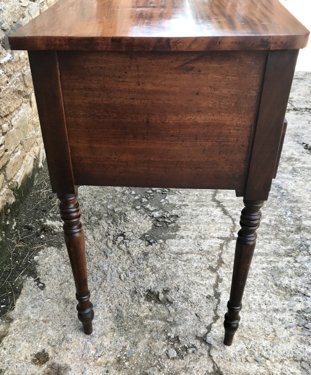 Antique Regency Mahogany Side Table View IV