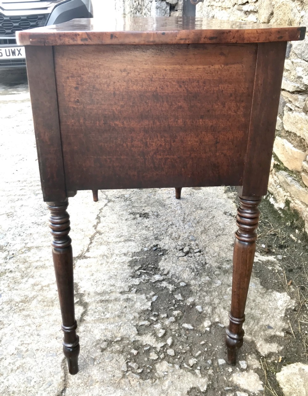 Antique Regency Mahogany Side Table View VIII