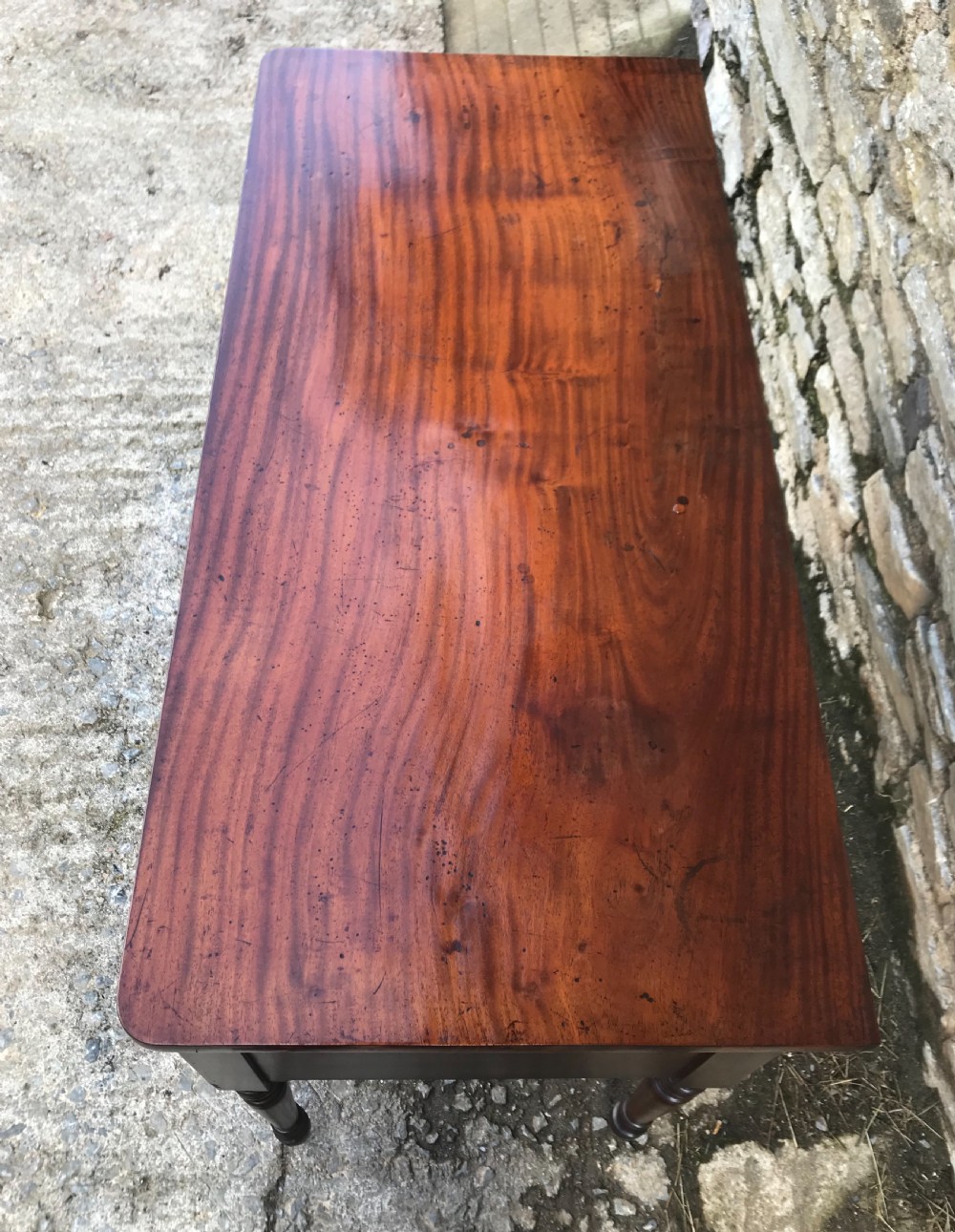 Antique Regency Mahogany Side Table View IX