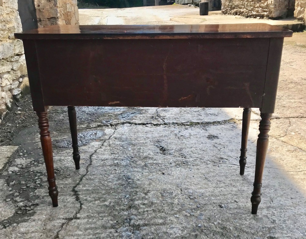 Antique Regency Mahogany Side Table View XII