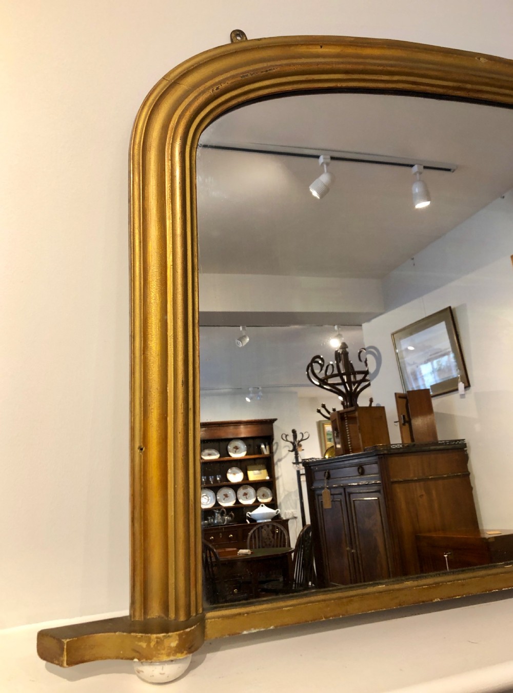 Victorian Gilt Overmantle Mirror View III