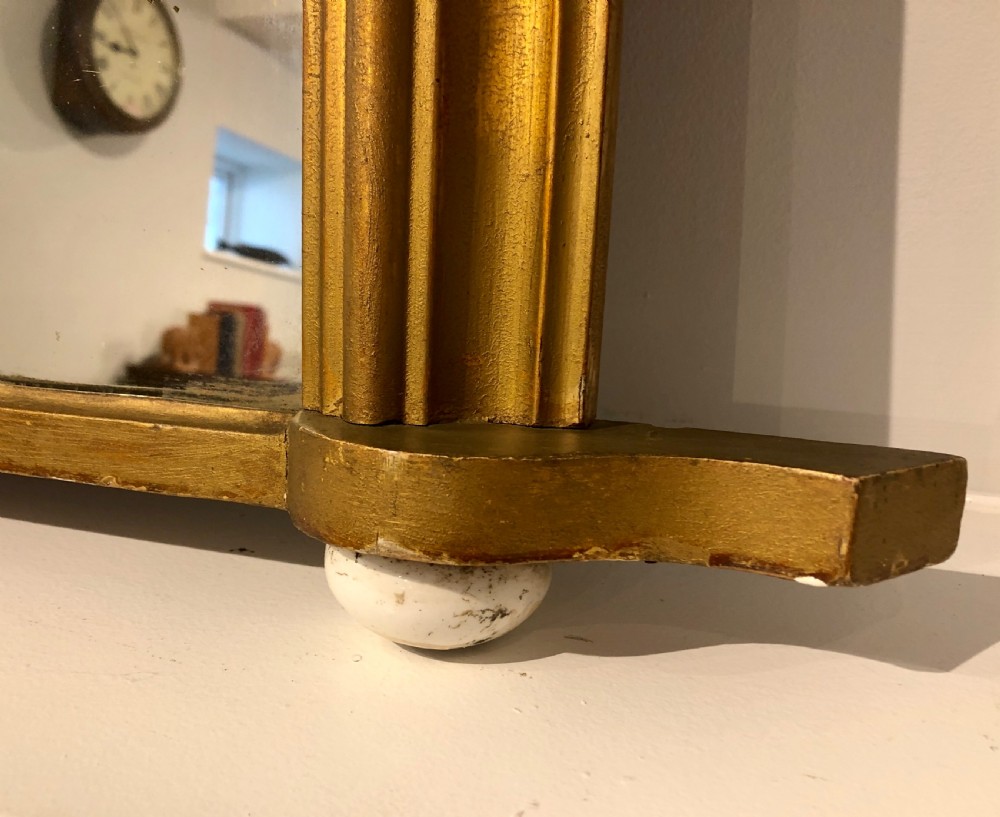Victorian Gilt Overmantle Mirror View V