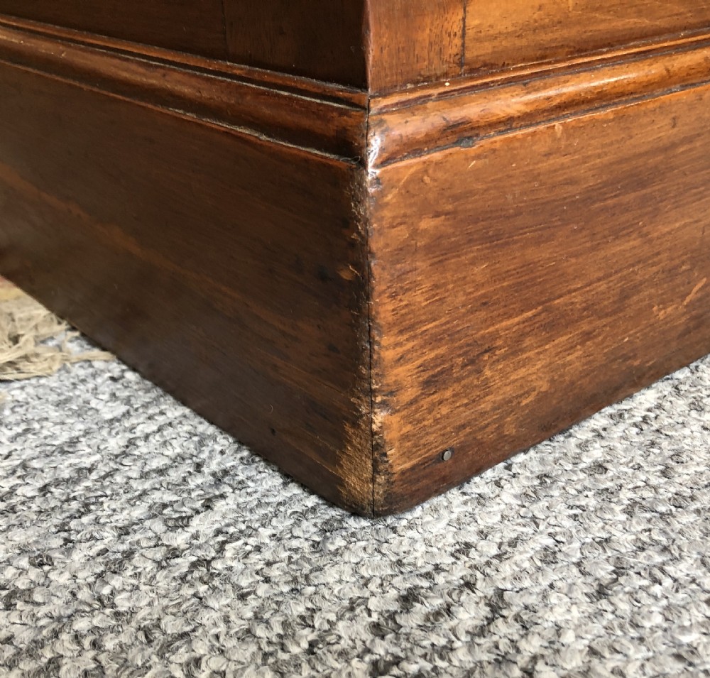 Large Antique Mahogany Pedestal Desk View XX