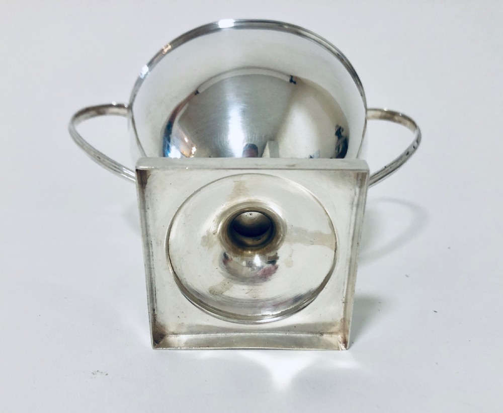 Antique Solid Sterling Silver Twin Handled Cup View XI