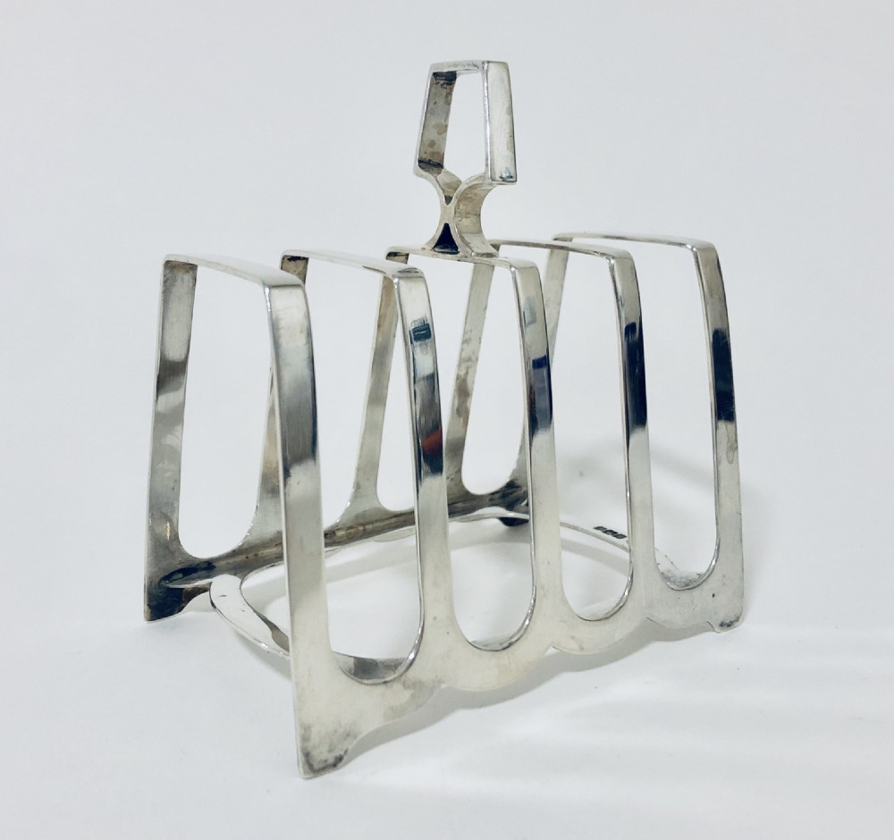 Antique Solid Silver Toast Rack